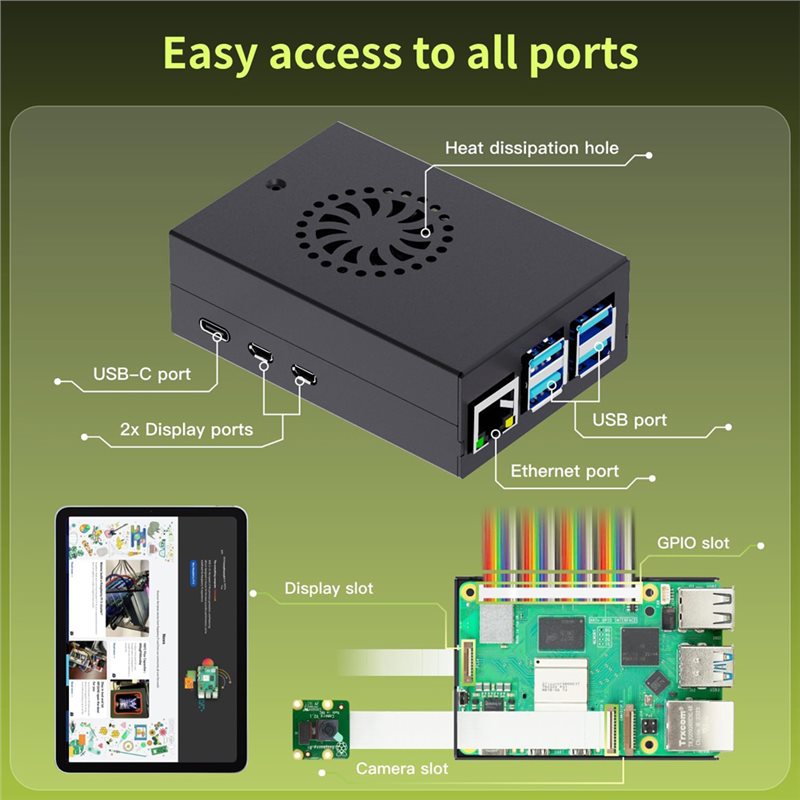 T23C: starterset voor Raspberr - Raspberry Pi 5 8Gb Board recensie en prijs