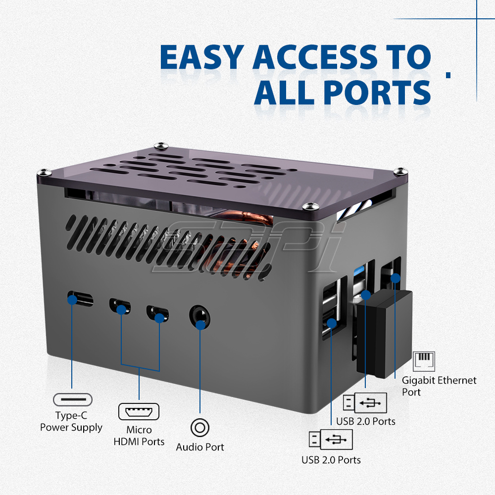 52pi Raspberry Pi 4 Case Alumi - Argon One V3 M.2 Nvme Case recensie en prijs